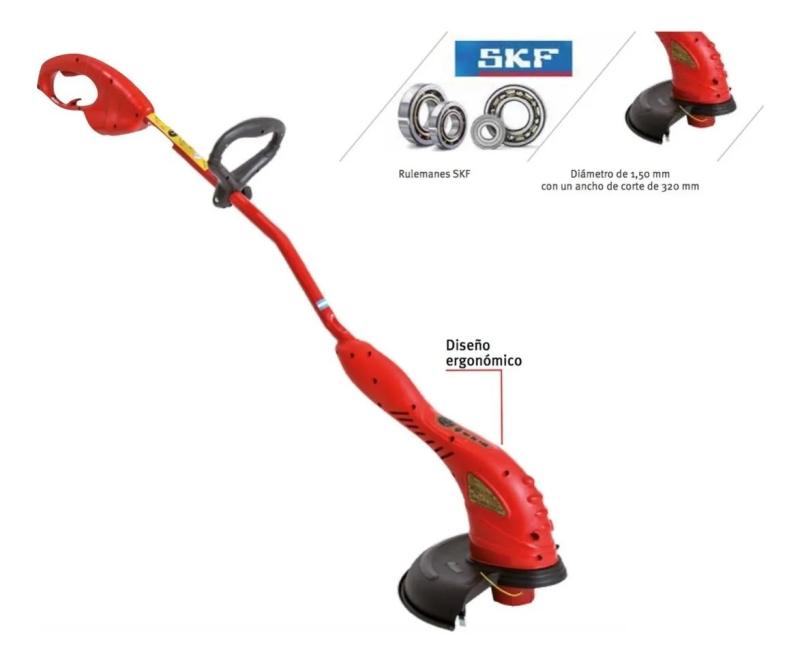 Bordeadora De Cesped Petri Plus Electrica 900 Watts Color Rojo 3001005