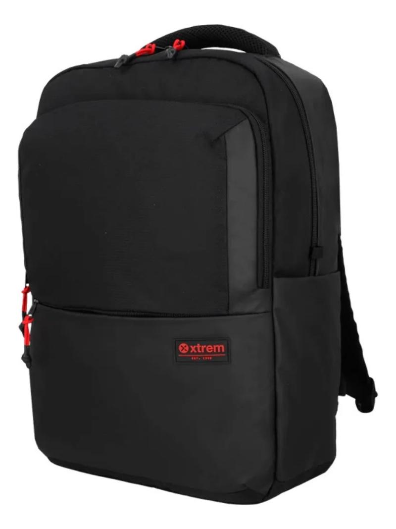 Mochila Xtrem Para Notebook 16  Redwood Negra/roja 28 Litros