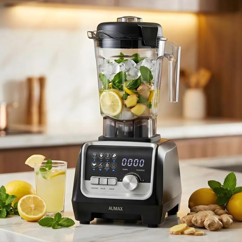 Licuadora Profesional AUMAX INFINITA BLACK HS-206C 1600 WATTS