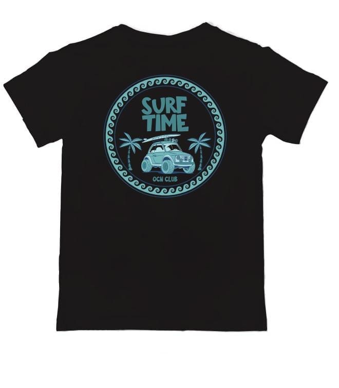 Remera Ocn Kids Premium Negro 701P9