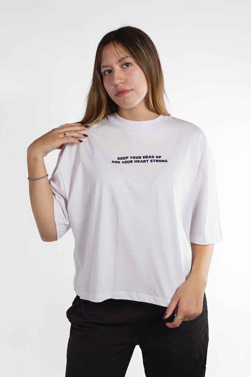 Remera Ocn Mujer Boxy Tee Speech 602L7