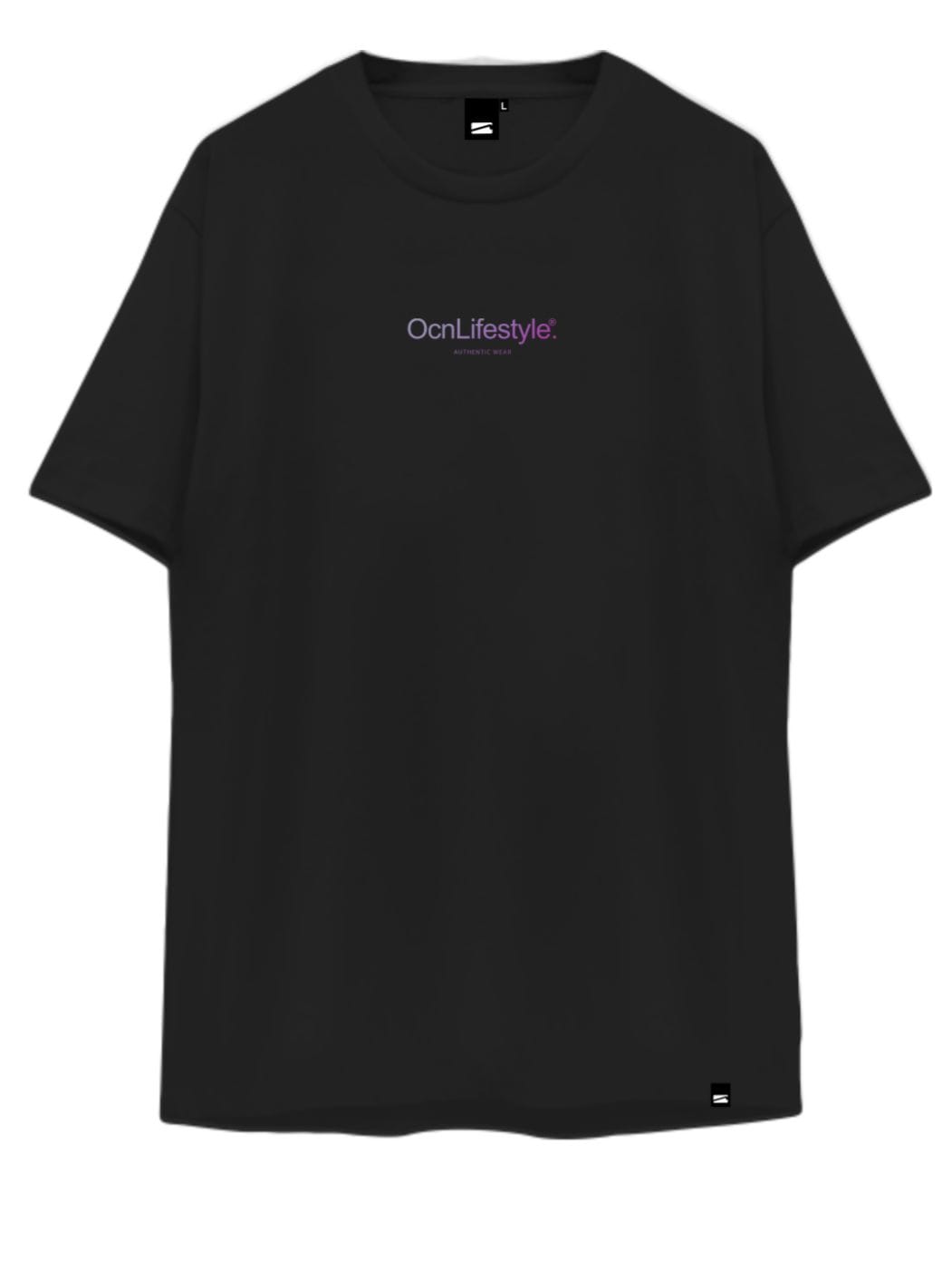 Remera Ocn hombre Premium Regular Negro 701D5
