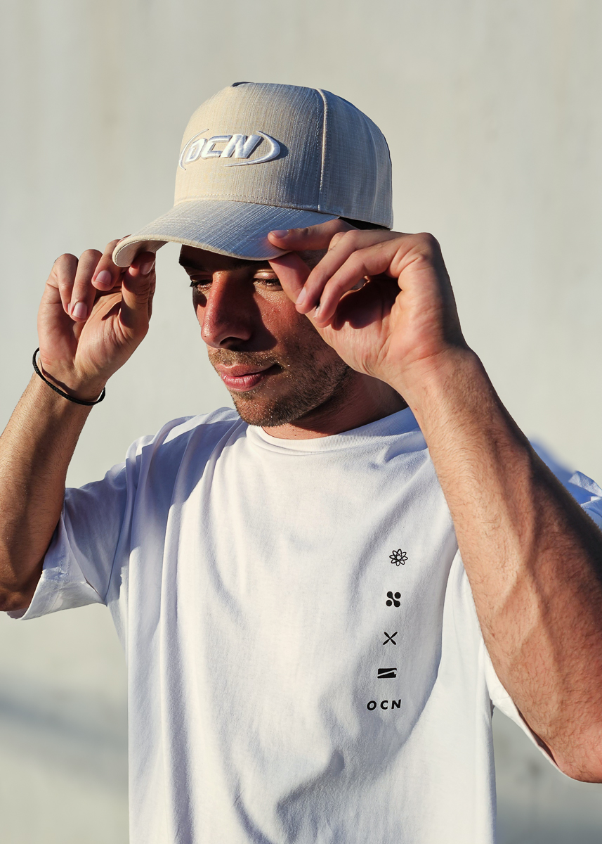 Gorra Ocn Hombre Waves Beige
