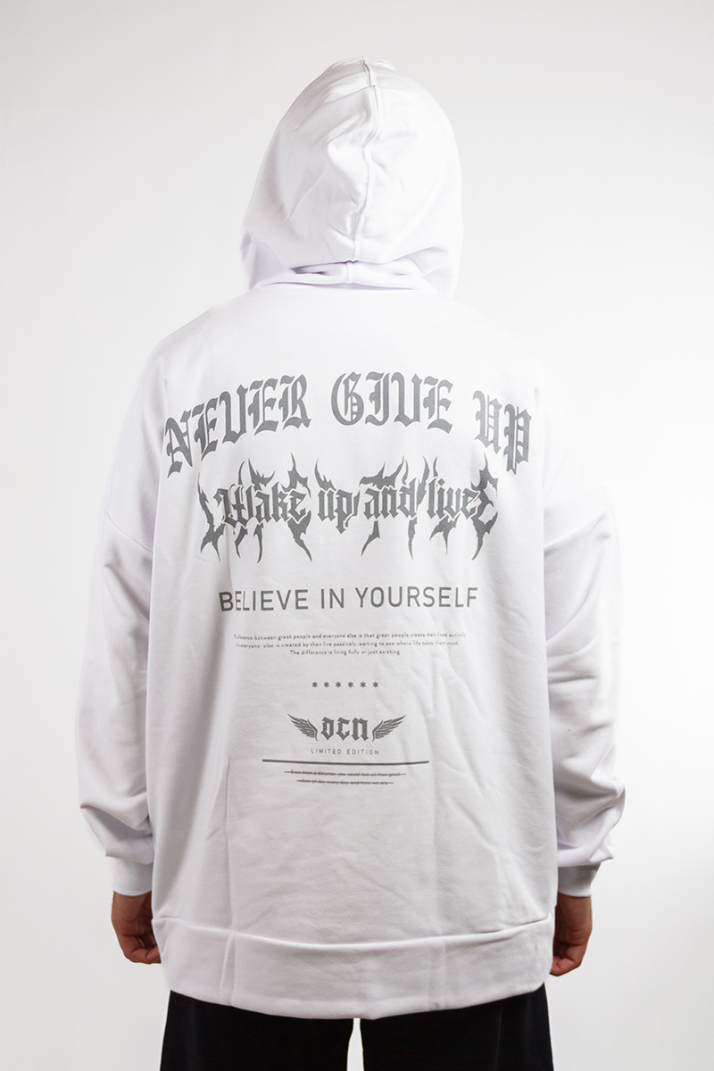 Buzo Ocn Hombre Gothic Overzise Blanco (Y5)