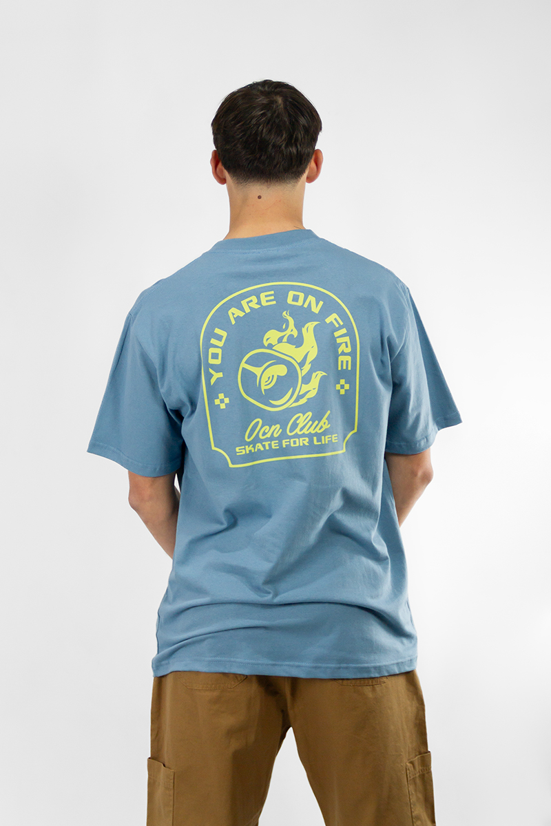 Remera Ocn Hombre Original Celeste 7G1F3 REGULAR