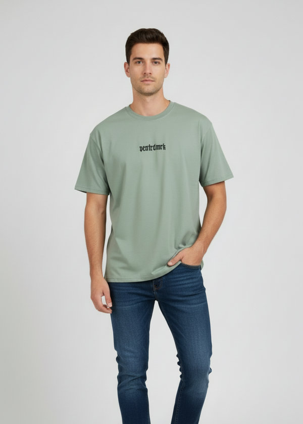 Remera Ocn Cracked Wash Verde