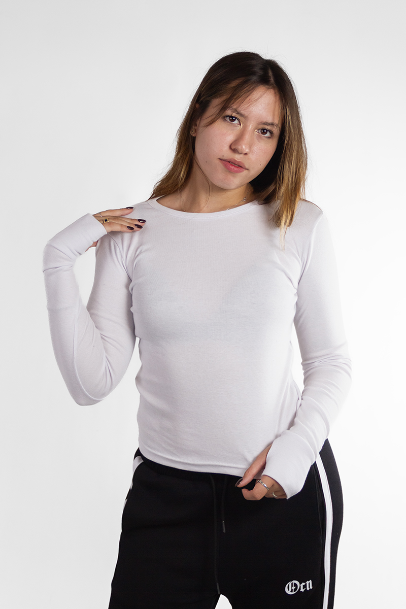 Remera Manga Larga Ocn  Mujer Cozy 602