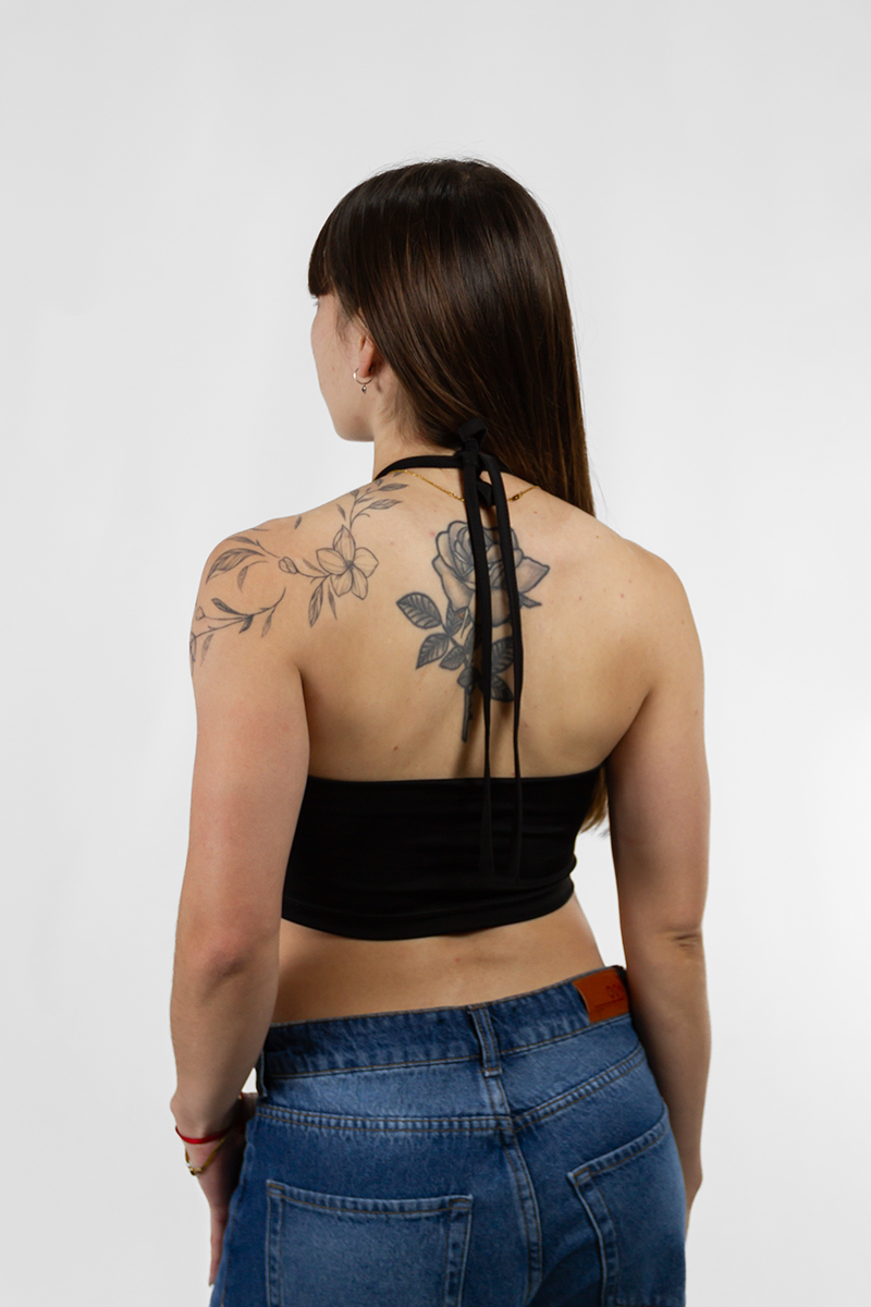 Musculosa Ocn Mujer Blueberry Negro 701