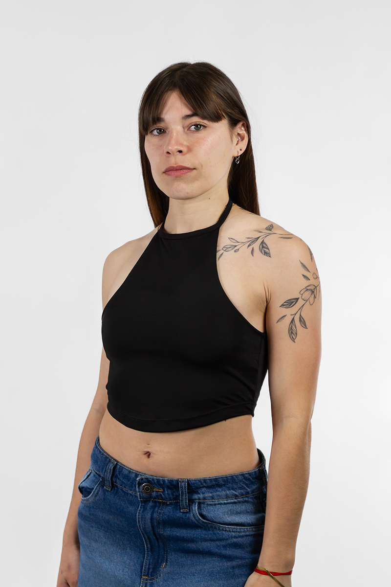 Musculosa Ocn Mujer Blueberry Negro 701