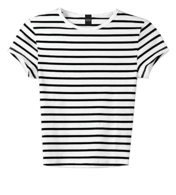 Remera Ocn Mujer Wednesday Blanco/Negro 702