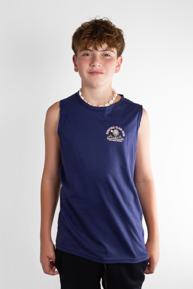 Musculosa Ocn kids Ride Azul (Q2)