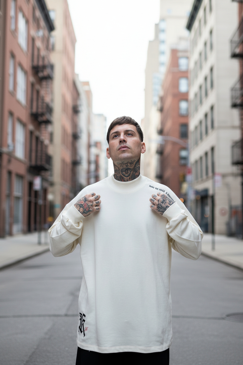 Buzo King Of Art Rikers Crudo