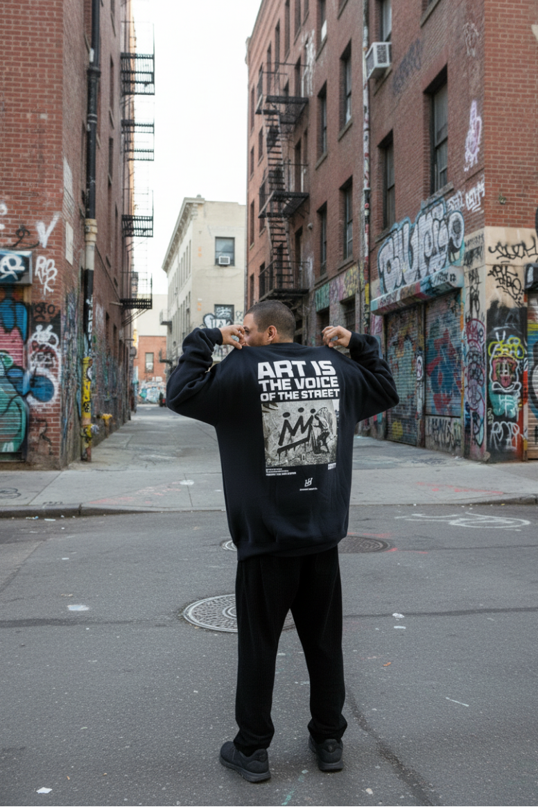 Buzo King Of Art Essential Negro