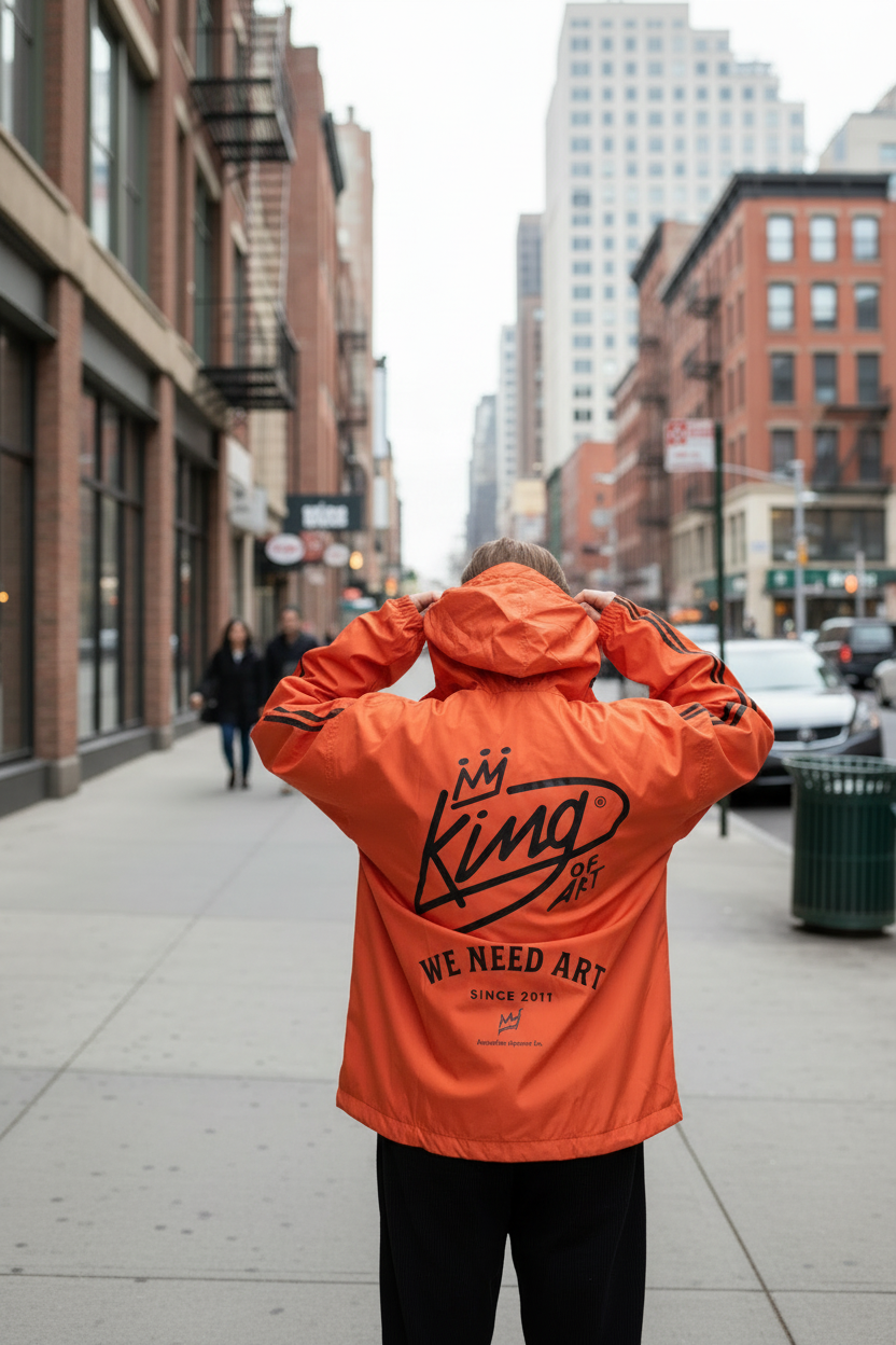 Anorak King Of Art  Rompeviento Sommer Rojo