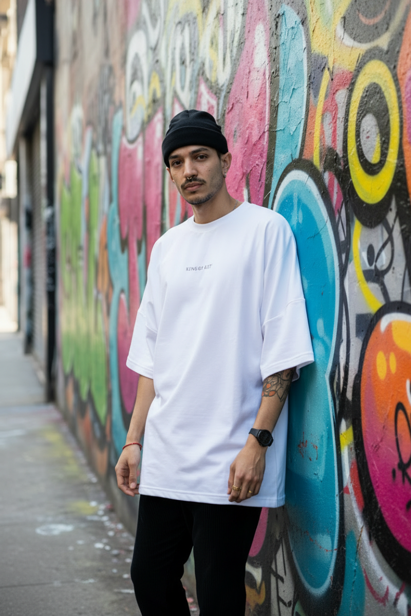 Remera King Of Art West Blanco