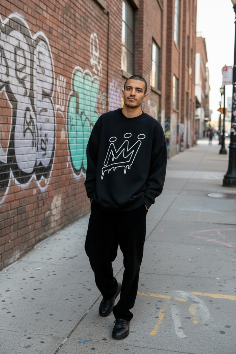 Buzo King Of Art Essential Negro