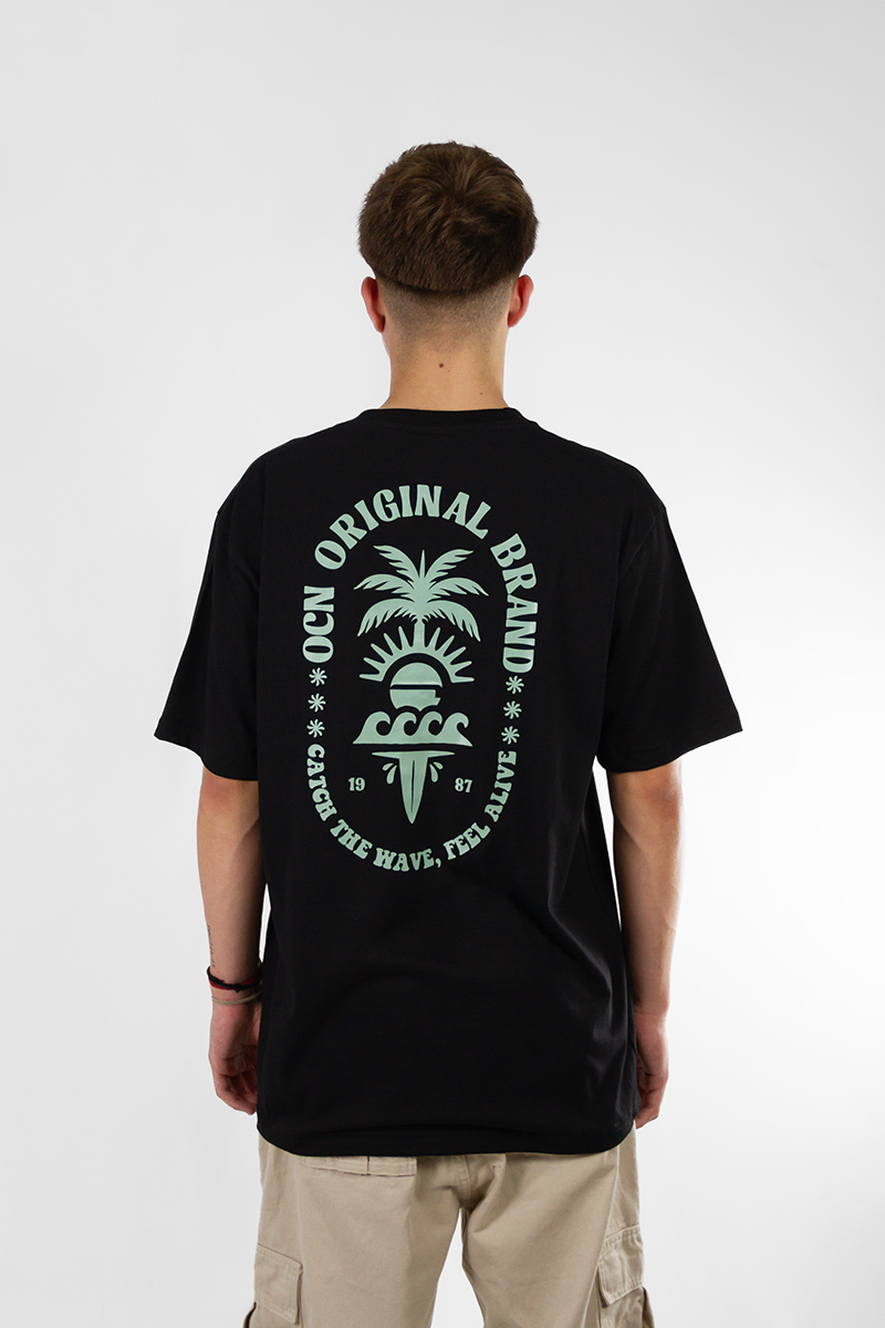 Remera Ocn Hombre Original Regular Negro 701D8