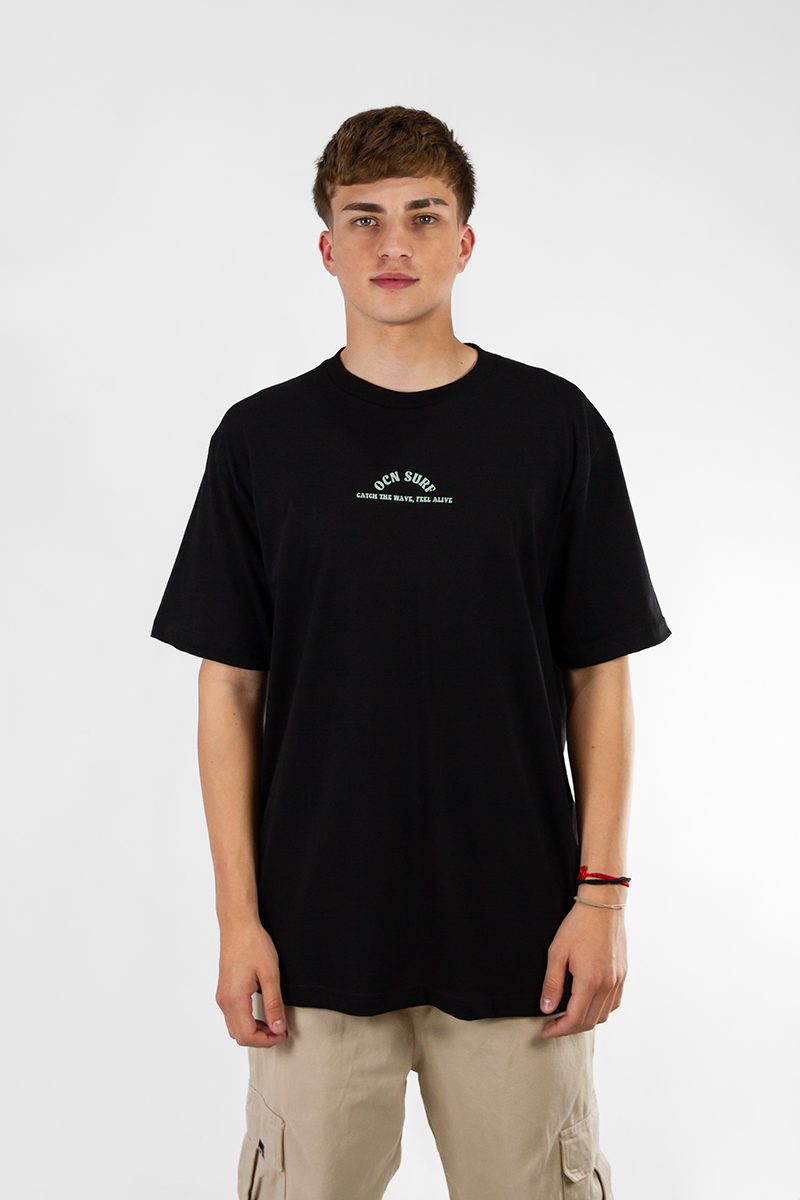 Remera Ocn Hombre Original Regular Negro 701D8