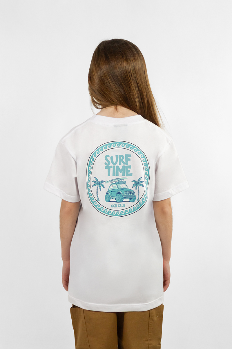 Remera Ocn Kids Premium Blanco 702P9