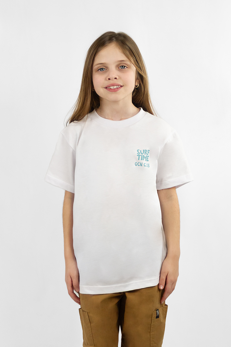 Remera Ocn Kids Premium Blanco 702P9