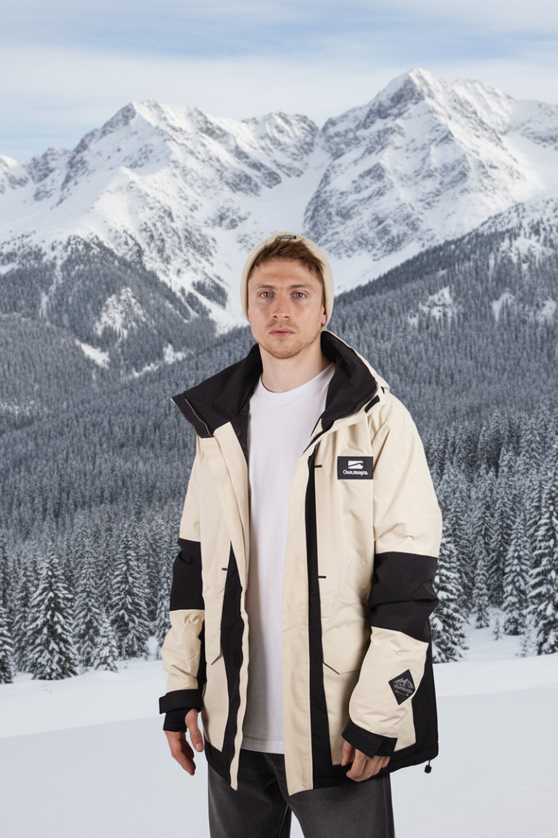 Campera De Nieve Ocn H Snow Manteca Importado 10 K