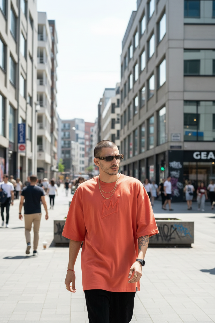 Remera King Of Art Bold Rojo