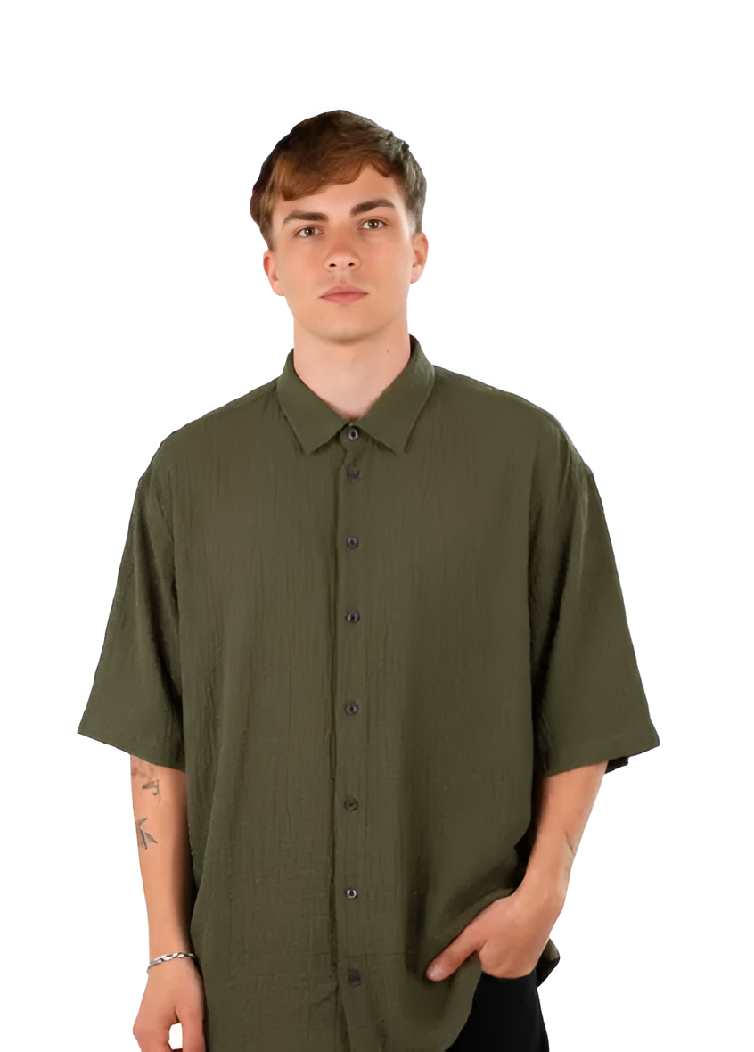 Camisa Ocn Grooved Verde