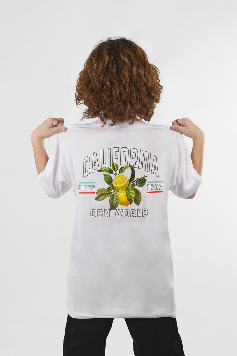 Remera Ocn Kids Premium Regular Blanco 702N1