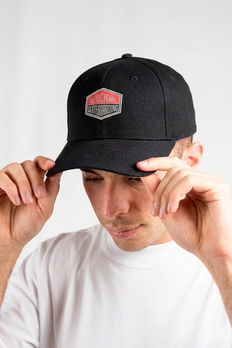 Gorra Ocn Smooth Negro