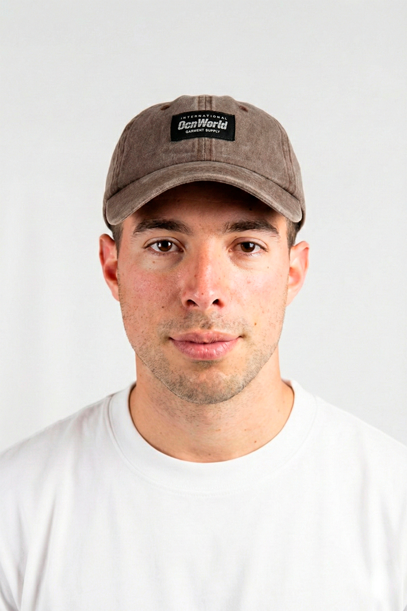 Gorra Ocn Wash Gris Oscuro