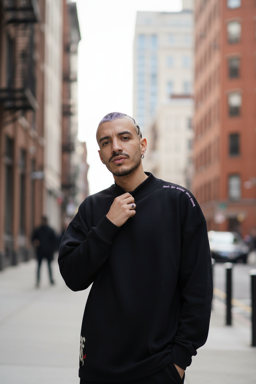 Buzo King Of Art Rikers Negro