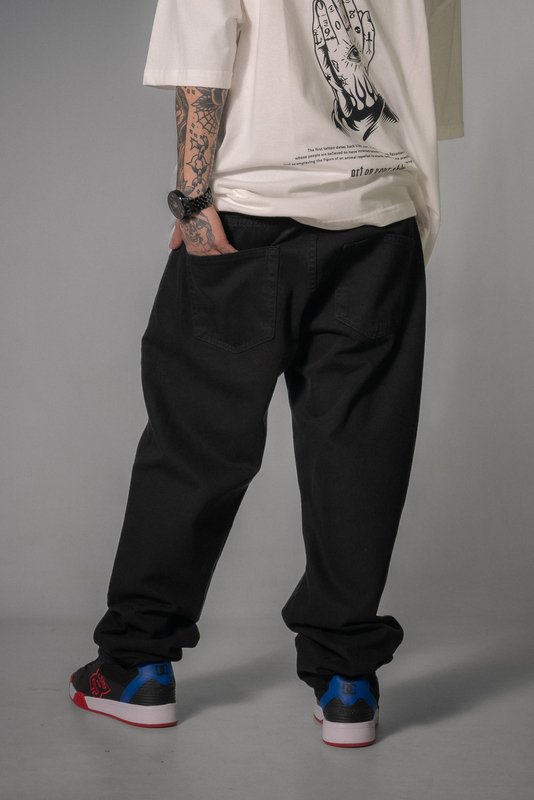Jean Hombre Ocn  Loose Black ARR Negro