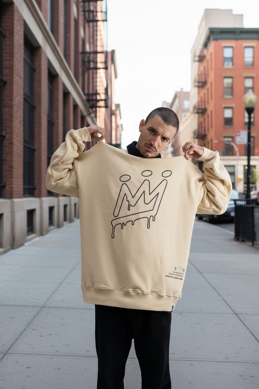 Buzo King Of Art  Essential Crudo