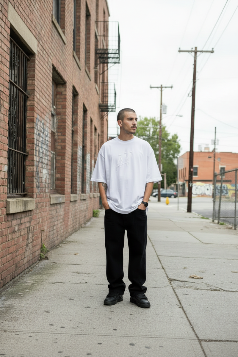 Remera King Of Art Bold Blanco