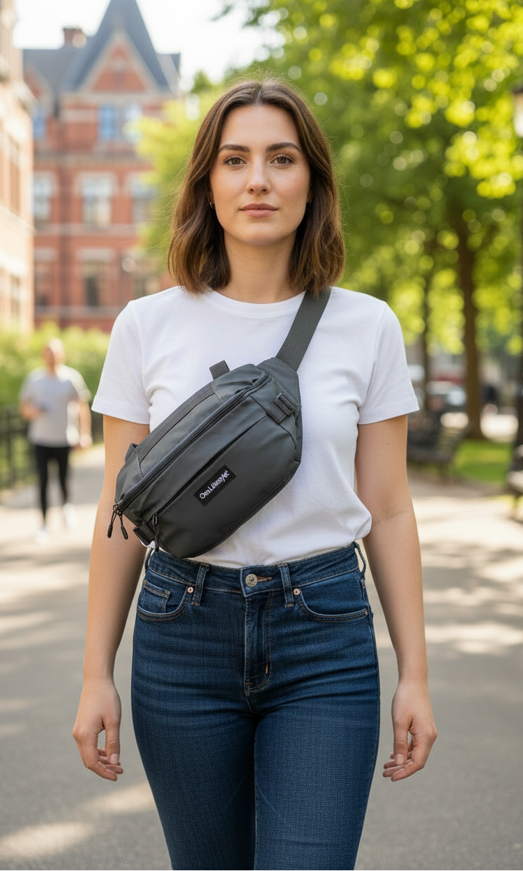 Riñonera Ocn Ona Gris