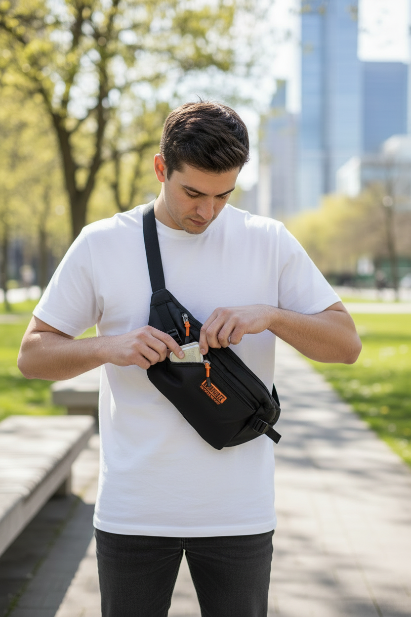 Riñonera Ocn Nuba Negro