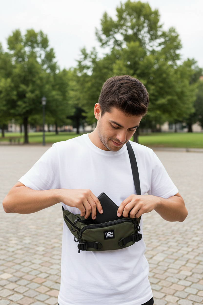 Riñonera Ocn Rai Verde