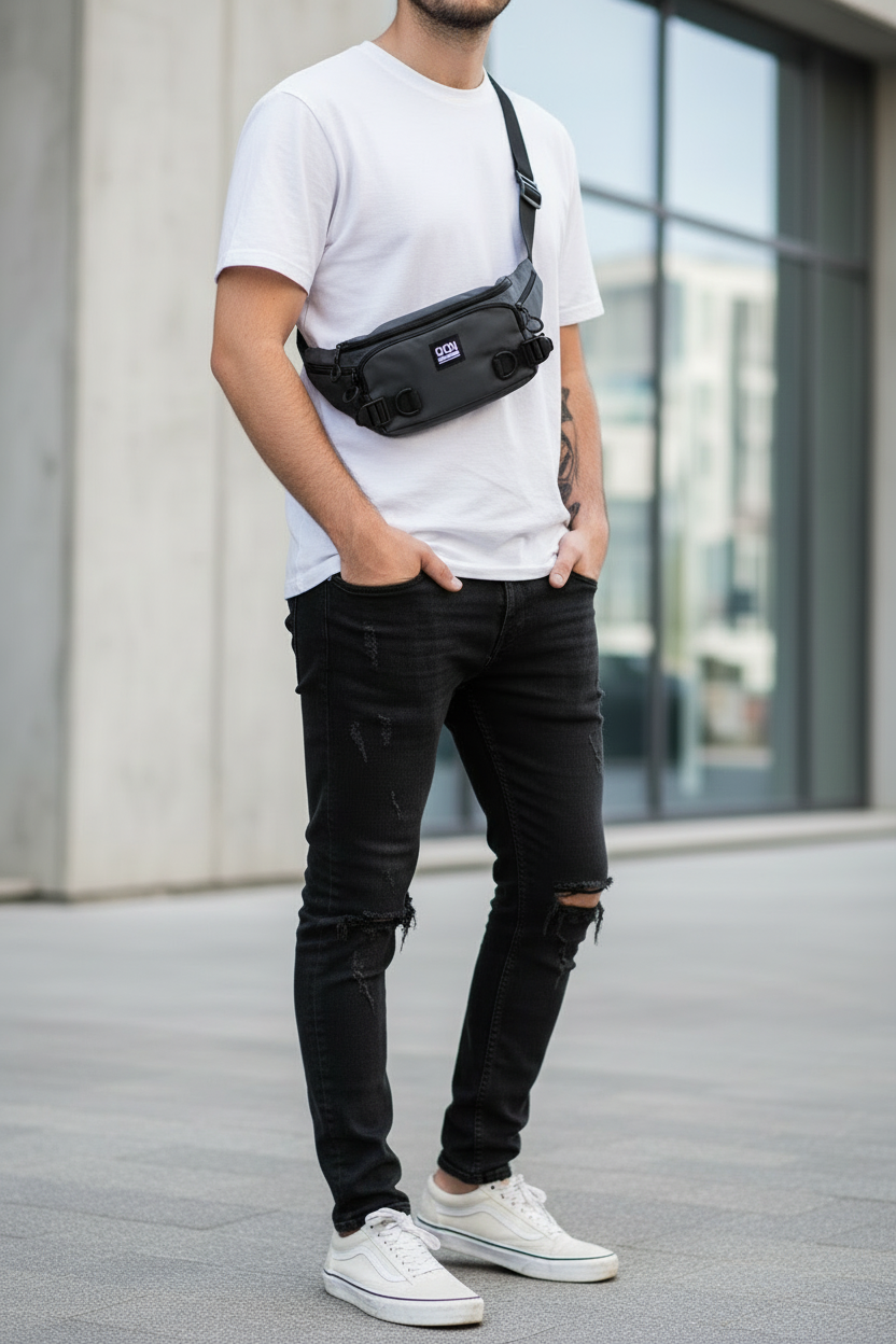 Riñonera Ocn Rai Gris