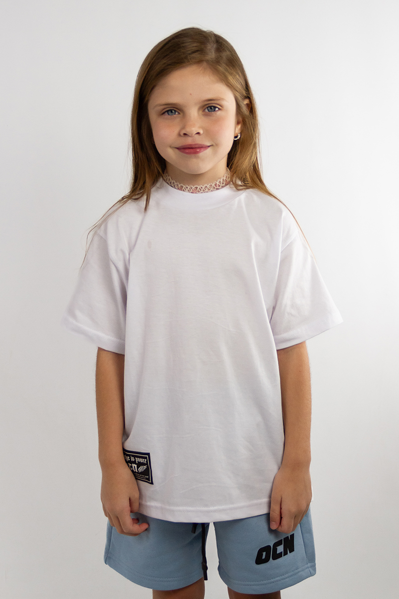Remera Ocn Goth Print Oversize Blanco (Q5)