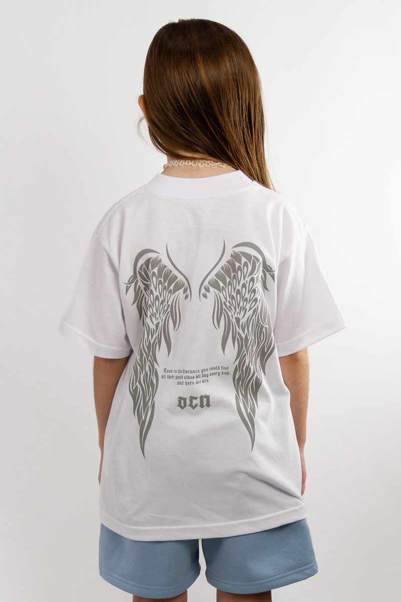 Remera Ocn Goth Print Oversize Blanco (Q5)