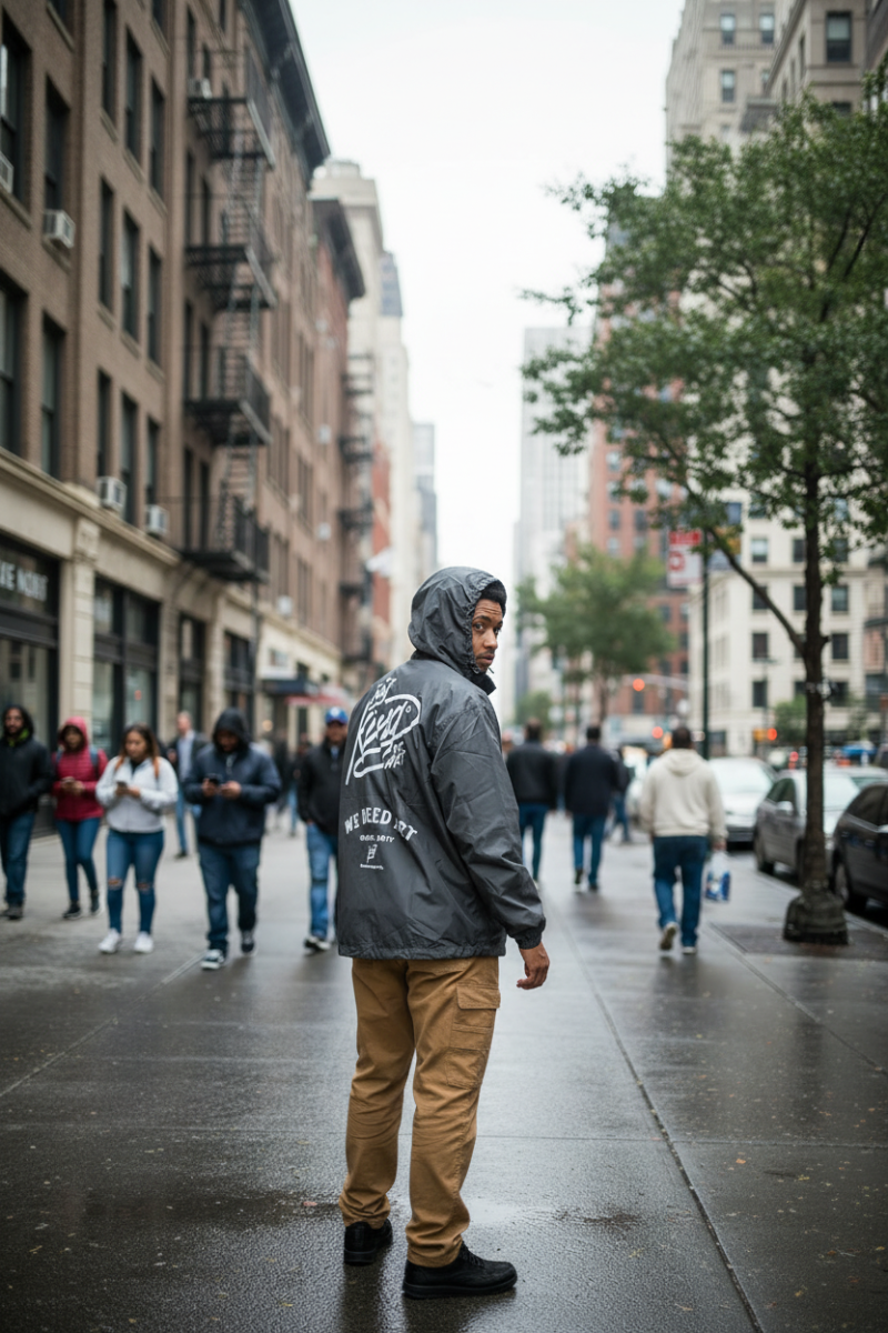 Piloto King Of Art Anorak Somer Gris