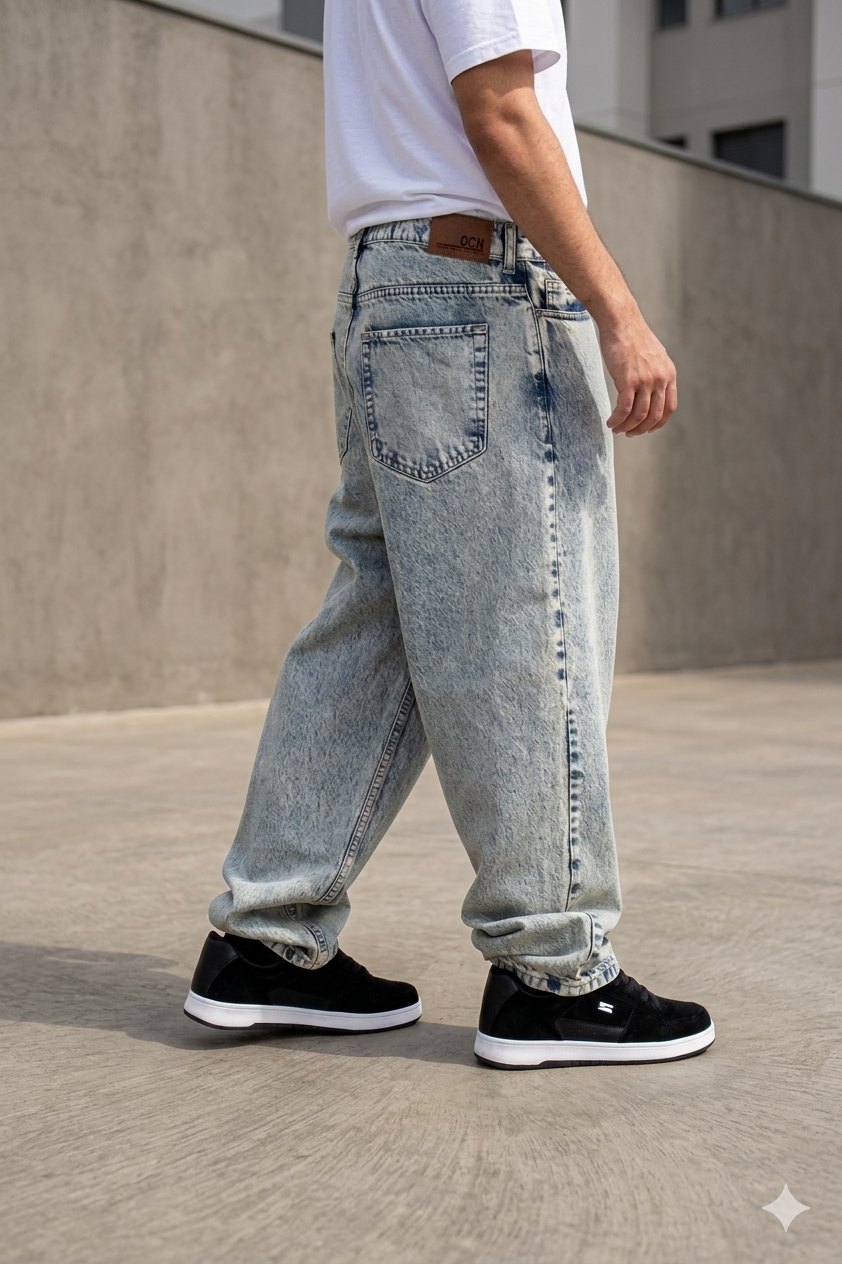 Jean Hombre Baggy Oxido Str 729