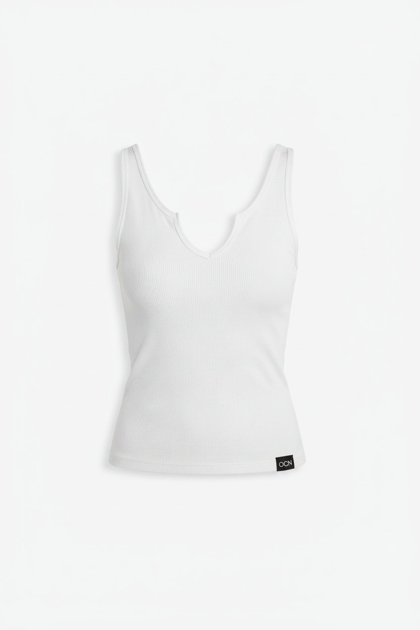 Musculosa Ocn Uma Long Blanco