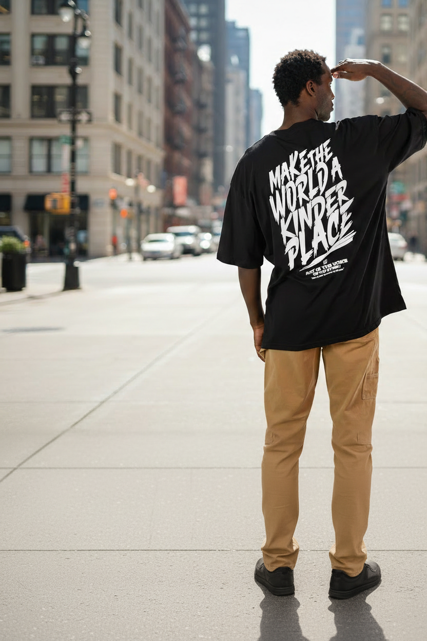 Remera King Of Art Reclaim Negro