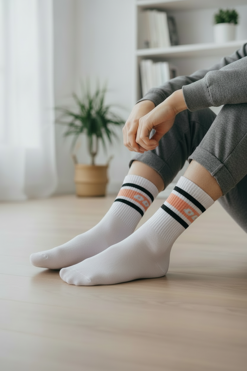 Medias Ocn Tenis Blanco