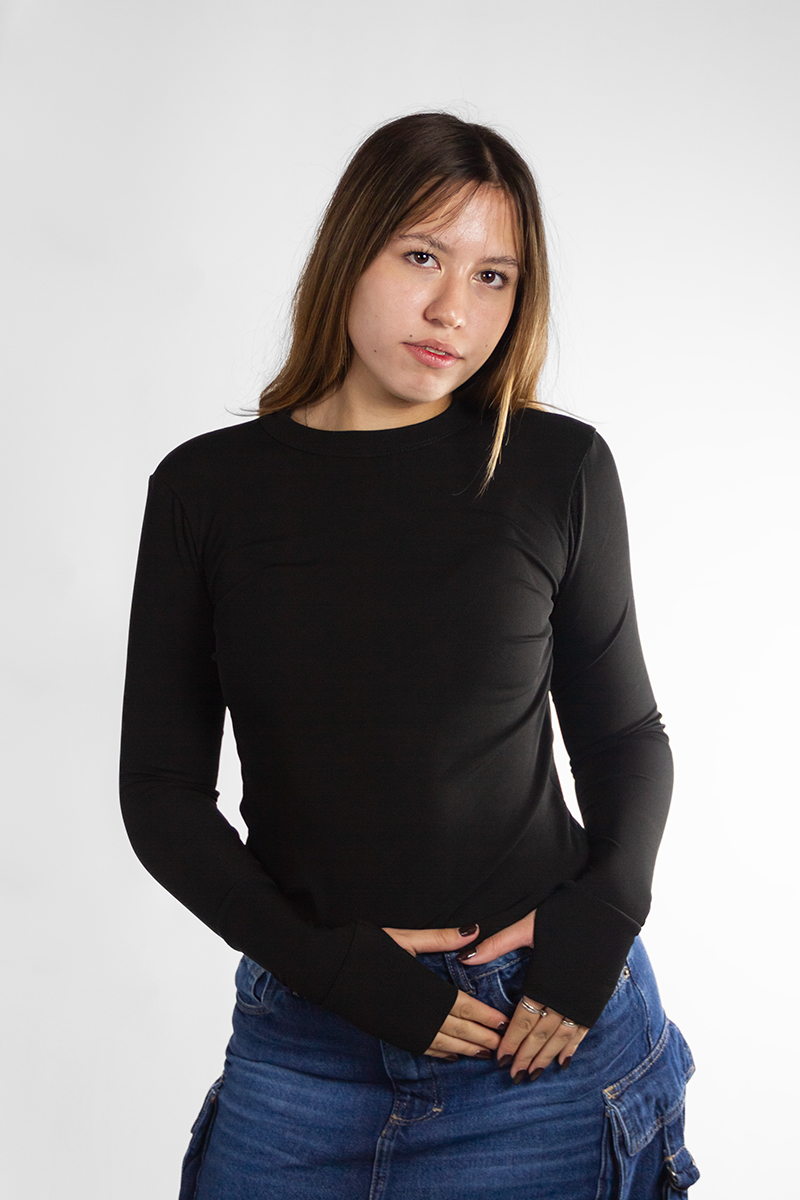 Remera Ocn Manga Larga Mujer Long Sleeve 60100
