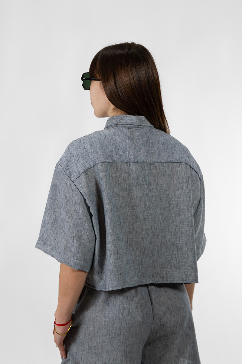 Camisa Ocn Mujer Lina Gris 701