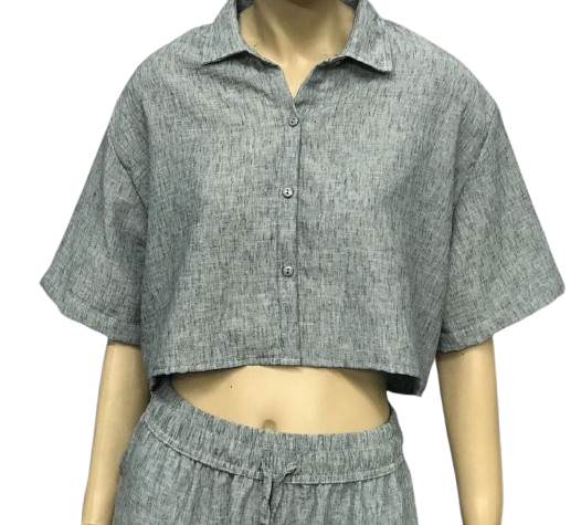 Camisa Ocn Mujer Lina Gris 701
