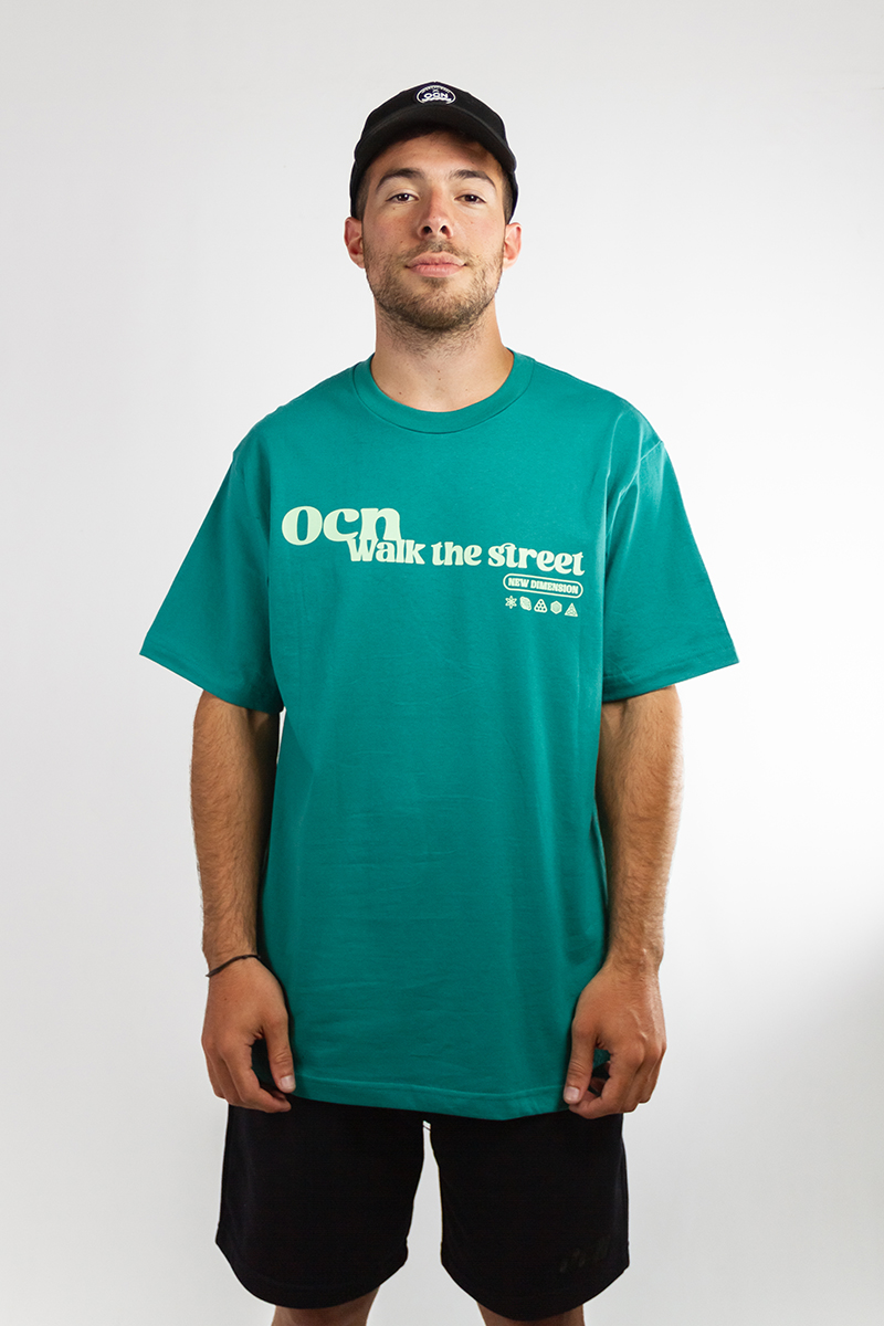 Remera Ocn Hombre Original Verde Oscuro F8