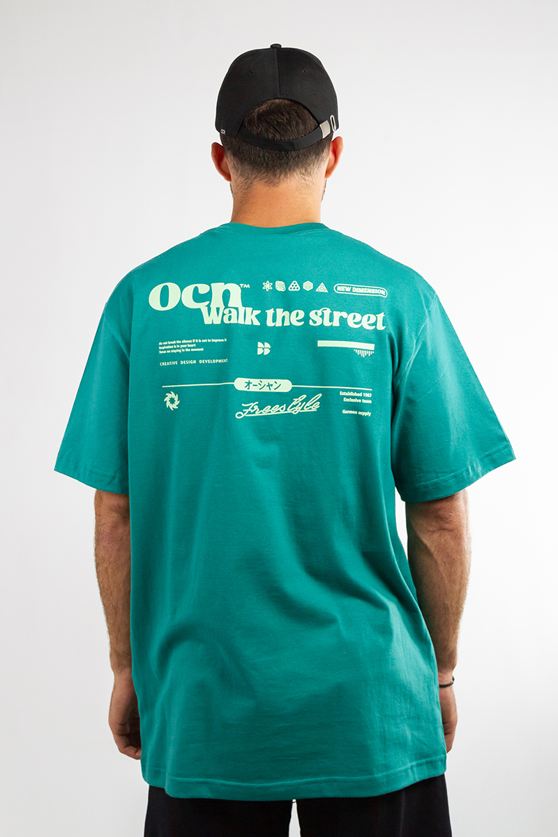 Remera Ocn Hombre Original Verde Oscuro F8